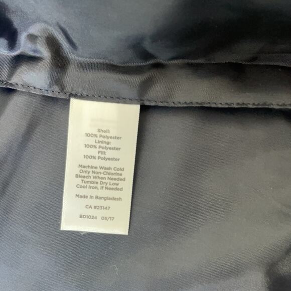 Beautiful Blue Quilted Jackets by Talbots Size Small Petite - Picture 6 of 7